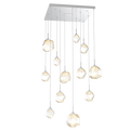 Art Twisted Square Chandelier