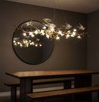 Crissy Branch Brass Bird Branch Linear Chandelier