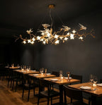 Crissy Branch Brass Bird Branch Linear Chandelier