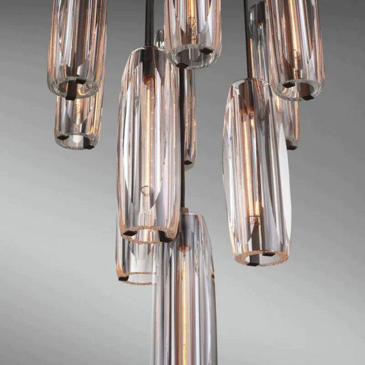 Camellia Crystal 10-Light Round Chandelier