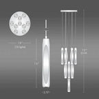 Camellia Crystal 10-Light Round Chandelier