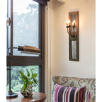 Candle 3-Light Mirrored Sconce