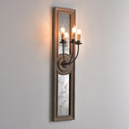 Candle 3-Light Mirrored Sconce