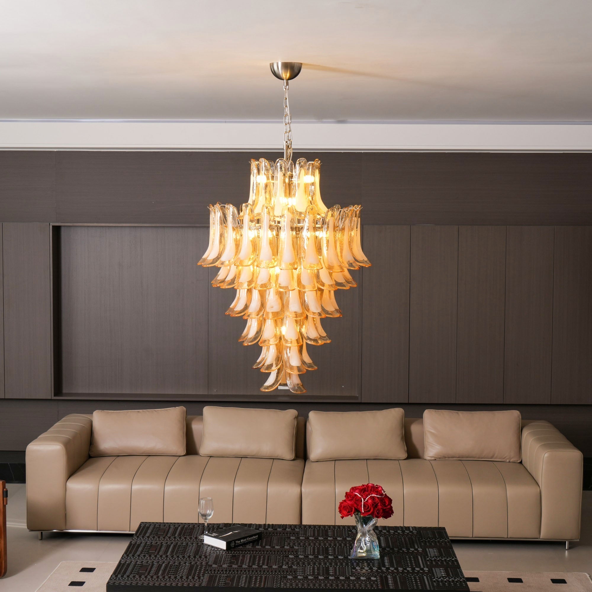 Caramello Petal Chandelier