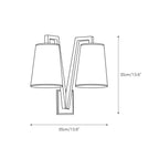 Lena Double Wall Lamp