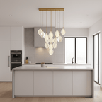 Galaxy Celeste Flora Crystal Spiral Chandelier