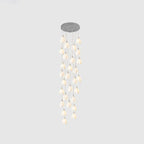 Galaxy Celeste Flora Crystal Spiral Chandelier