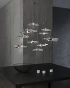 Manta Drift Class Crystal Chandelier