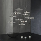 Manta Drift Class Crystal Chandelier