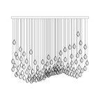 Galaxy Celeste Flora Crystal Spiral Chandelier