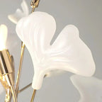Ceramic Ginkgo Leaf Floor Lamp