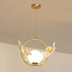Ceramic Ginkgo Pendant Lamp