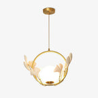 Ceramic Ginkgo Pendant Lamp