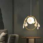 Ceramic Ginkgo Pendant Lamp