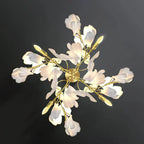 Ceramic Ginkgo Leaf Wall Lamp