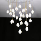 Galaxy Celeste Flora Crystal Spiral Chandelier