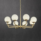 Alabaster Modern Global Dining Chandelier