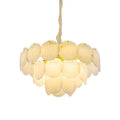 Spain Alabaster Flake Brass Living Room Chandelier