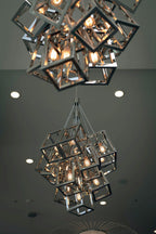 Modern Cube Cluster Chandelier for Living Room / staircase / foyer