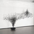 Charcoal Shape Hourglass Chandelier