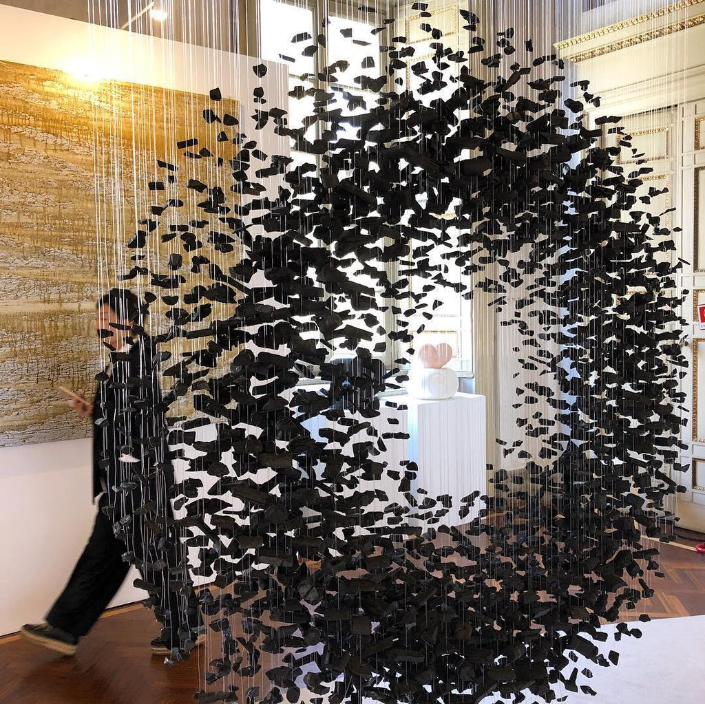 Charcoal Stone Crystal Chandeliers M to R
