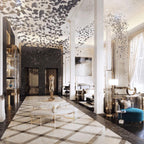 Charcoal Stone Crystal Chandeliers G to L
