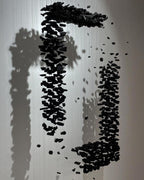 Charcoal Stone Crystal Chandeliers S to Z