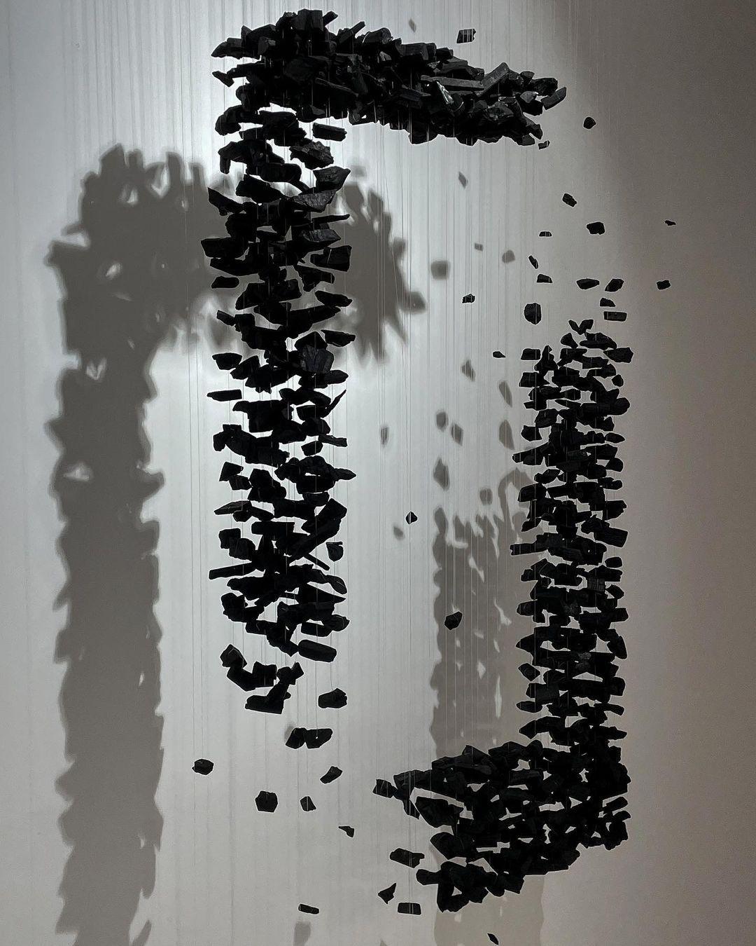 Charcoal Stone Crystal Chandeliers S to Z