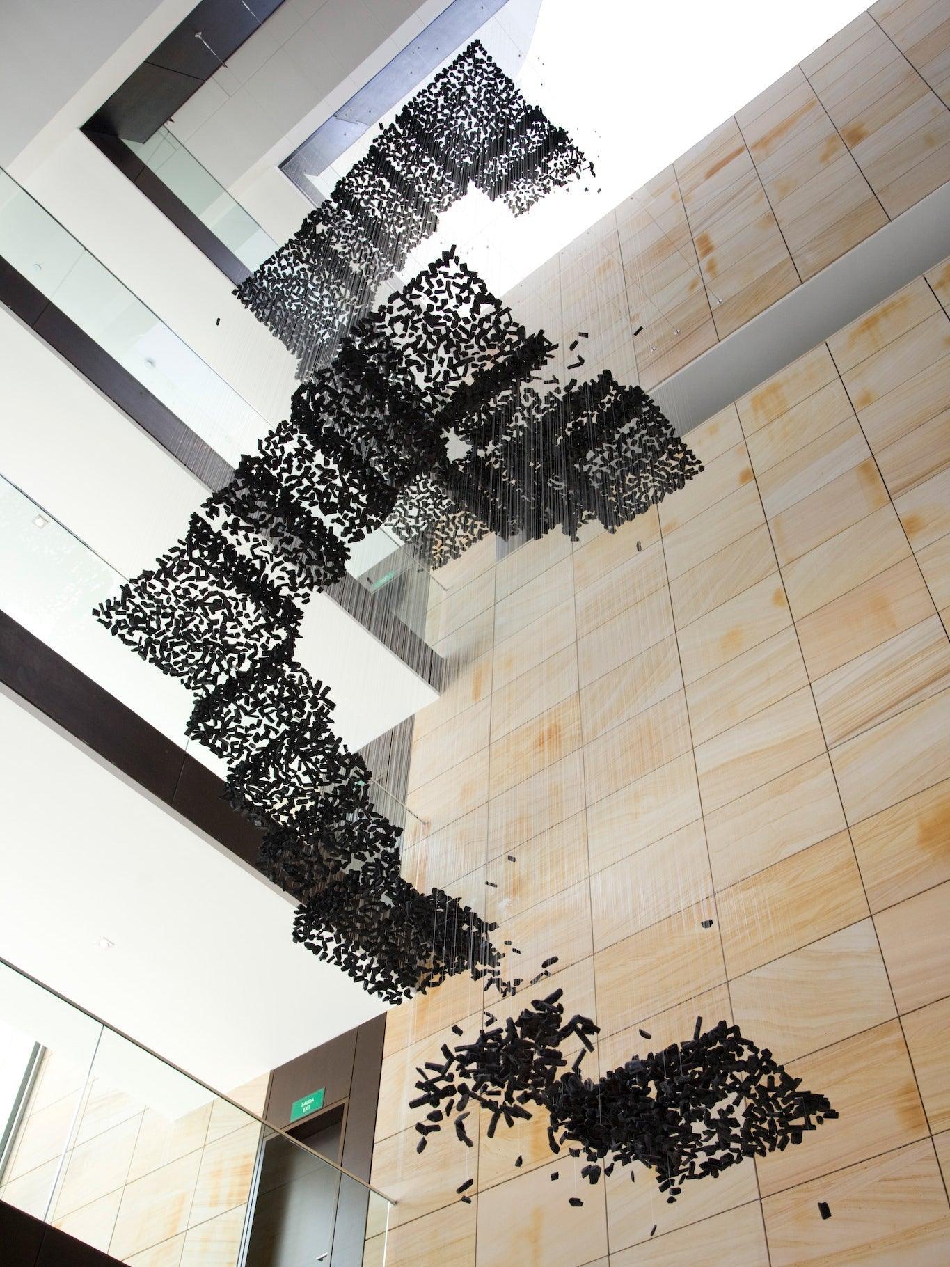 Charcoal Stone Crystal Chandeliers S to Z