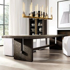 Modern Linear Round / linear Tubular Glass Chandelier for Dining Room / kitchen Island