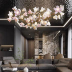 Circular Branch Blossom Chandelier