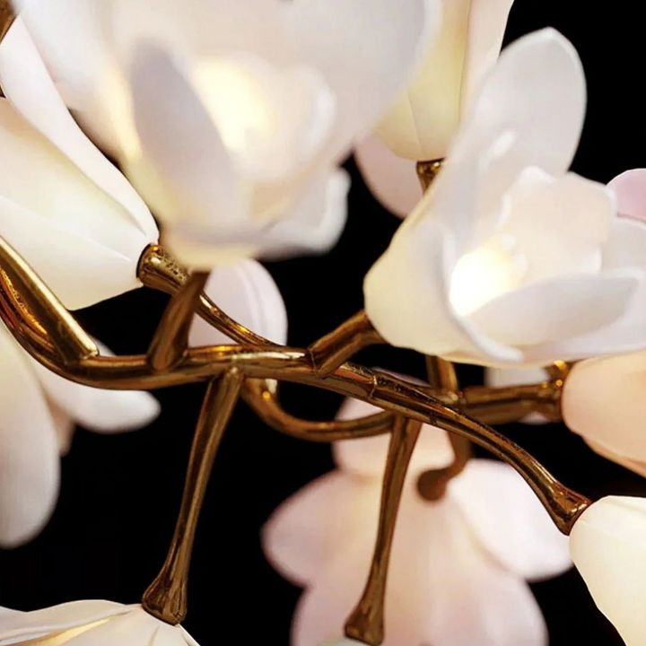 Circular Branch Blossom Chandelier