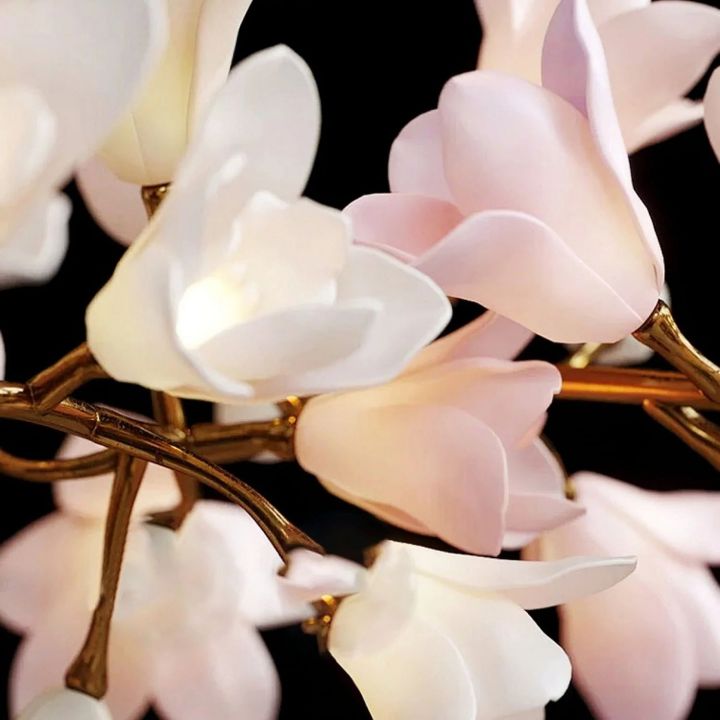 Circular Branch Blossom Chandelier