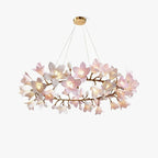 Circular Branch Blossom Chandelier