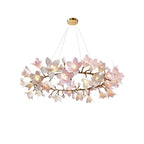 Circular Branch Blossom Chandelier