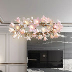 Circular Branch Blossom Chandelier