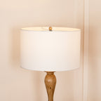 Coastal Wood Effect Floor Lamp