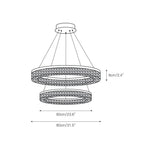 Coblitz Round LED Chandelier