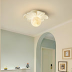 Cream Bloom Flower Ceiling Lamp