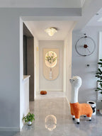 Cream Bloom Flower Ceiling Lamp
