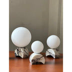 Crescent Marble Table Lamp
