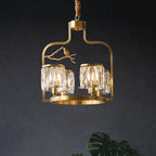 Crystal Bird Chandelier