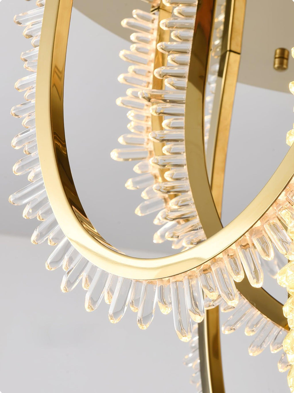Crystal Corde Ceiling Light