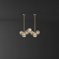 Crystal Glass Ball Chandelier