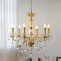 Traditional French Modern Candle Chandelier for Living Room Bedroom