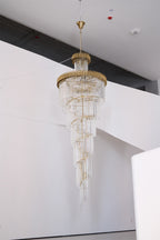 Crystal Spiral Chandelier
