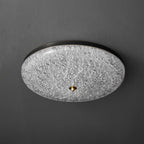 Crystalline Round Ceiling Lamp