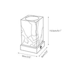 Cube Marble Table Lamp