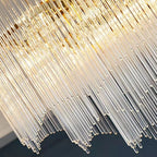 Elegant Lighting Chandelier Linear Crystal Lamp for Living / Dining Room