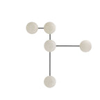 Glaze Sculptural Wall Sconce DA49007 main product view